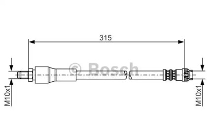 Шлангопровод (BOSCH: 1 987 476 032)