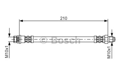 Шлангопровод (BOSCH: 1 987 476 425)