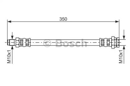 Шлангопровод (BOSCH: 1 987 476 491)