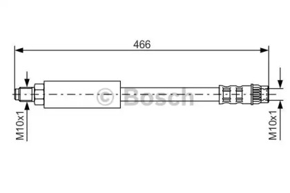 Шлангопровод (BOSCH: 1 987 476 492)