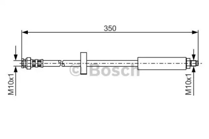 Шлангопровод (BOSCH: 1 987 476 520)