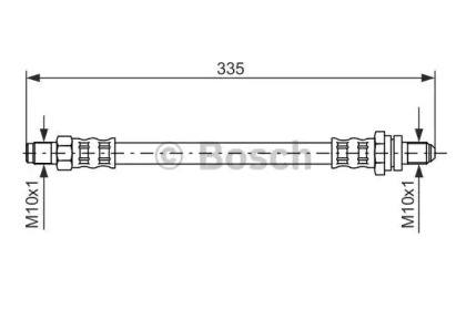 Шлангопровод (BOSCH: 1 987 476 600)