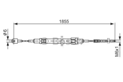 Трос (BOSCH: 1 987 477 074)