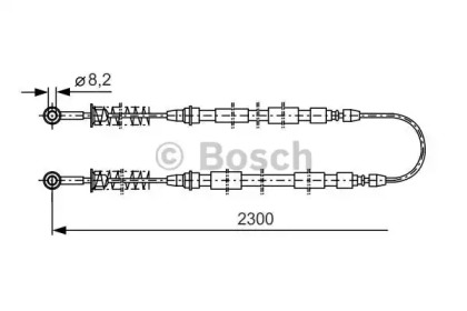 Трос (BOSCH: 1 987 477 083)