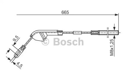 Трос (BOSCH: 1 987 477 142)