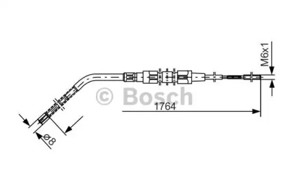 Трос (BOSCH: 1 987 477 181)