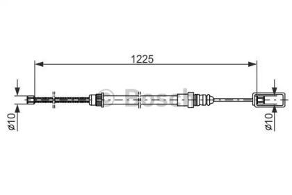 Трос (BOSCH: 1 987 477 453)