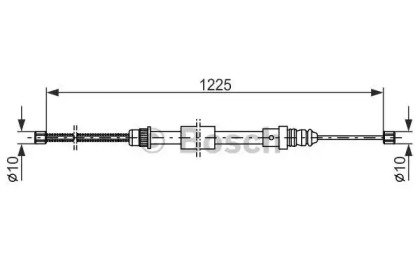 Трос (BOSCH: 1 987 477 461)