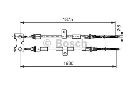 Трос (BOSCH: 1 987 477 520)