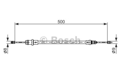 Трос (BOSCH: 1 987 477 565)