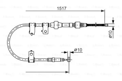 Трос (BOSCH: 1 987 477 601)