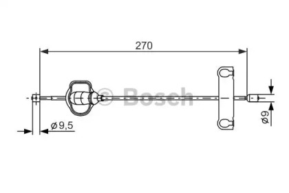 Трос (BOSCH: 1 987 477 631)