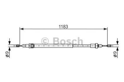 Трос (BOSCH: 1 987 477 638)