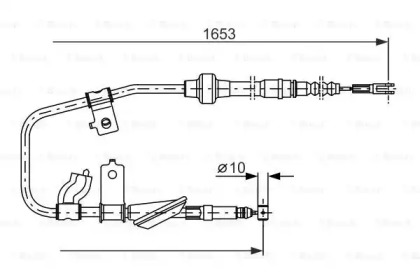 Трос (BOSCH: 1 987 477 738)