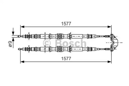 Трос (BOSCH: 1 987 477 767)