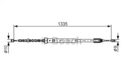 Трос (BOSCH: 1 987 477 783)