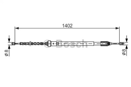 Трос (BOSCH: 1 987 477 784)