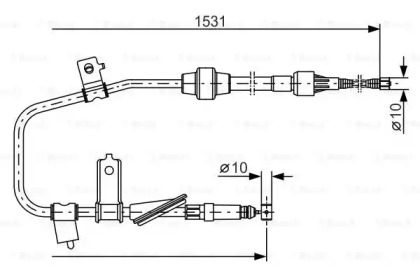 Трос (BOSCH: 1 987 477 788)