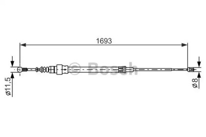 Трос (BOSCH: 1 987 477 817)