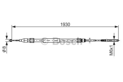 Трос (BOSCH: 1 987 477 821)