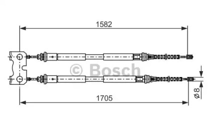 Трос (BOSCH: 1 987 477 834)