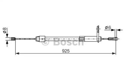 Трос (BOSCH: 1 987 477 846)