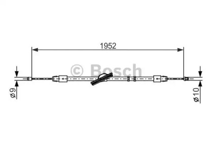 Трос (BOSCH: 1 987 477 851)