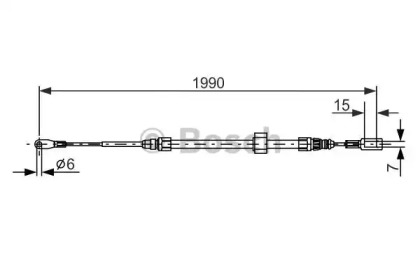 Трос (BOSCH: 1 987 477 854)