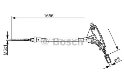 Трос (BOSCH: 1 987 477 871)