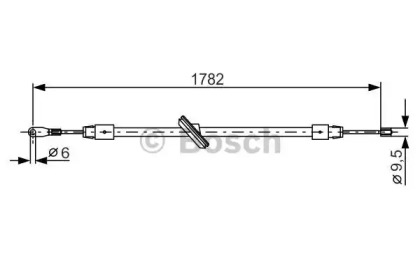 Трос (BOSCH: 1 987 477 902)