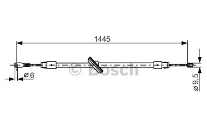 Трос (BOSCH: 1 987 477 905)