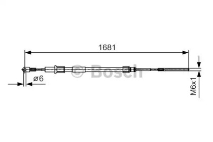 Трос (BOSCH: 1 987 477 924)