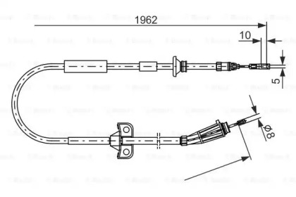 Трос (BOSCH: 1 987 477 941)