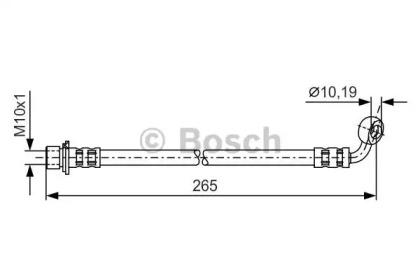 Шлангопровод (BOSCH: 1 987 481 128)