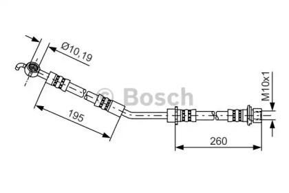 Шлангопровод (BOSCH: 1 987 481 407)