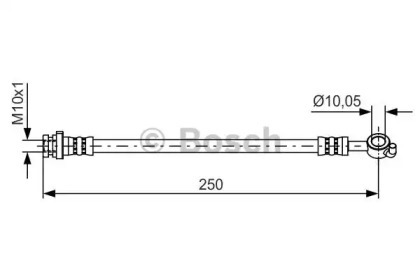 Шлангопровод (BOSCH: 1 987 481 435)