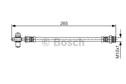 Шлангопровод (BOSCH: 1 987 481 518)