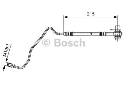 Шлангопровод (BOSCH: 1 987 481 532)