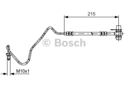 Шлангопровод (BOSCH: 1 987 481 533)