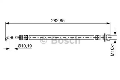 Шлангопровод (BOSCH: 1 987 481 643)