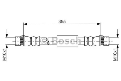 Шлангопровод (BOSCH: 1 987 481 665)