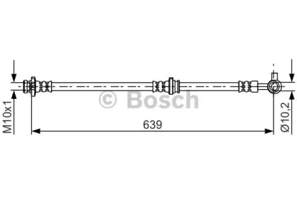 Шлангопровод (BOSCH: 1 987 481 697)