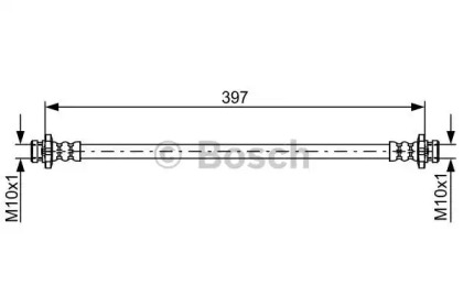 Шлангопровод (BOSCH: 1 987 481 825)