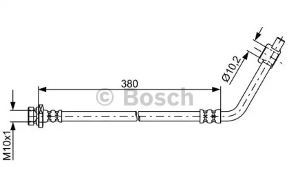 Шлангопровод (BOSCH: 1 987 481 835)