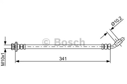 Шлангопровод (BOSCH: 1 987 481 840)