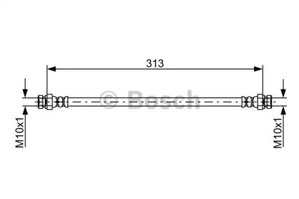 Шлангопровод (BOSCH: 1 987 481 897)