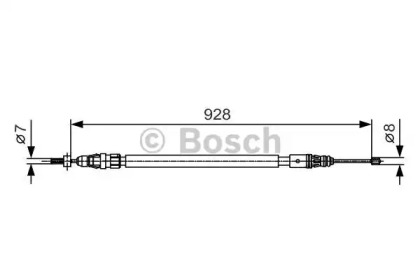 Трос (BOSCH: 1 987 482 000)