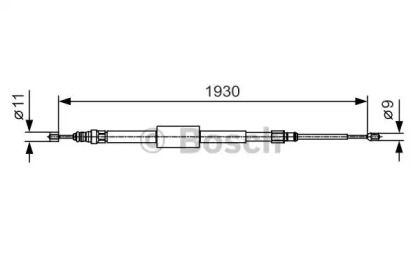 Трос (BOSCH: 1 987 482 011)