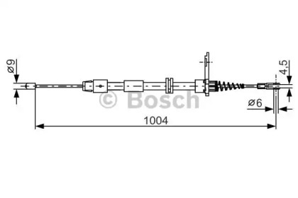 Трос (BOSCH: 1 987 482 023)