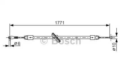 Трос (BOSCH: 1 987 482 030)